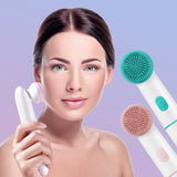 FACELANDY 2 in 1 Soft Silicone Facial Cleansing Brush WL0156